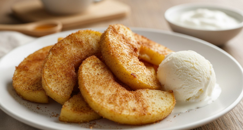 Вместо сливочных тортов и жирных пирожков: вкуснейший постный десерт из жареных яблок