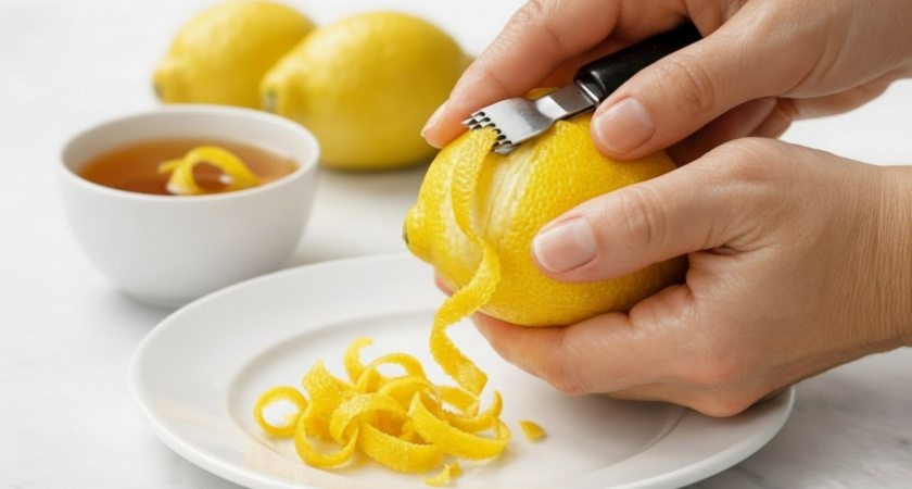 Лимонные корки заливаю чаем — и всю весну наслаждаюсь своей хитростью: полезный лайфхак