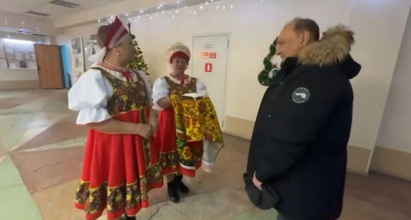 Фото к статье: Новогодняя феерия в Усолье-Сибирском: город украшен с особой тщательностью