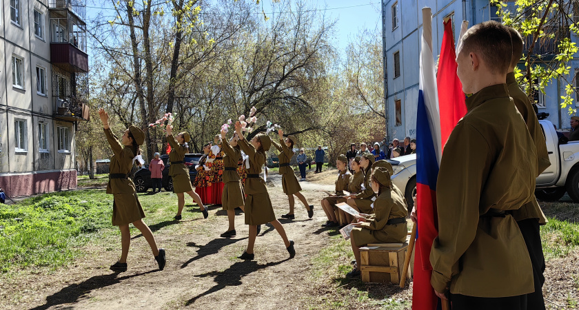 В преддверии Дня Победы "Фронтовая бригада" ездит к усольским ветеранам