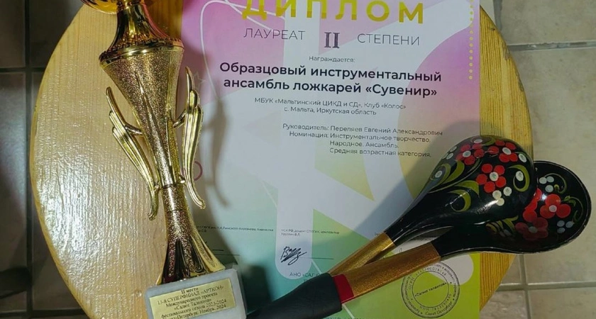 Фото к статье: Мальтинский ансамбль ложкарей «Сувенир» завоевал Санкт-Петербург после победы в конкурсе «Сибирское вдохновение» в Красноярске.
