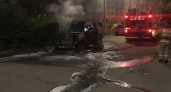 В Усольском районе сгорела Лада Гранта