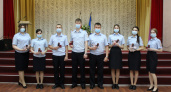 Усольским полицейским вручили первые офицерские звания