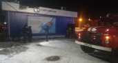 Торговый павильон загорелся в Усолье-Сибирском 