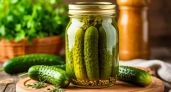 Мариную огурцы по-фински — пикантная закрутка на зиму без стерилизации: домашних за уши не оттащить