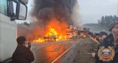 Массовое столкновение фур заблокировало трассу “Сибирь” в Иркутской области