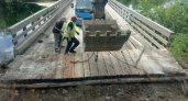 В Иркутской области восстановили мост после паводка