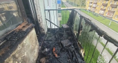 В Иркутской области окурок с верхнего этажа вызвал пожар на балконе