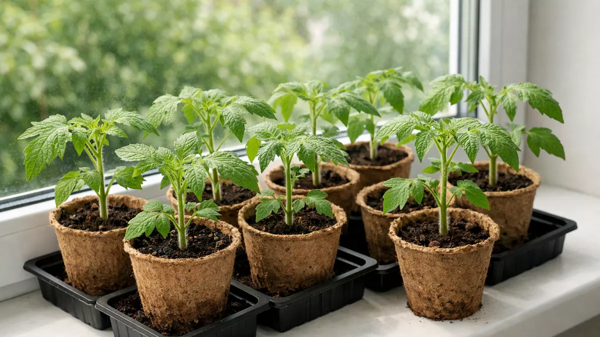 Добавьте 1 ложку в стакан к томатам — рассада станет крепче без удобрений: простой секрет