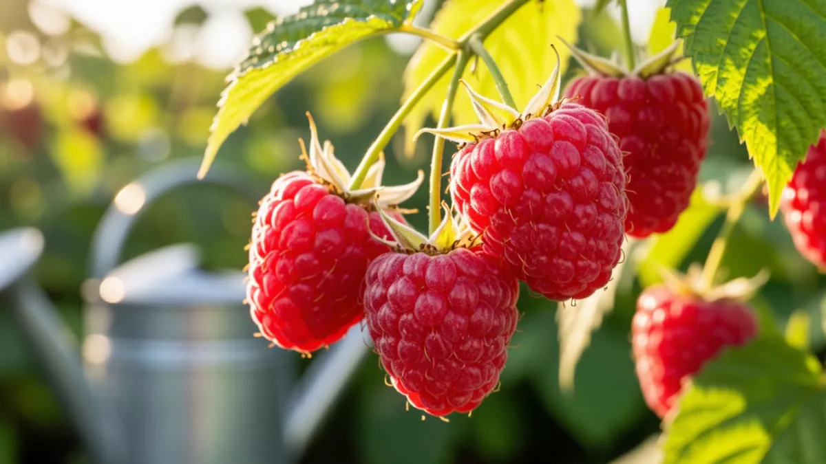 Ягод как звезд на небе: разводим 10 капель в воде — и поливаем малину