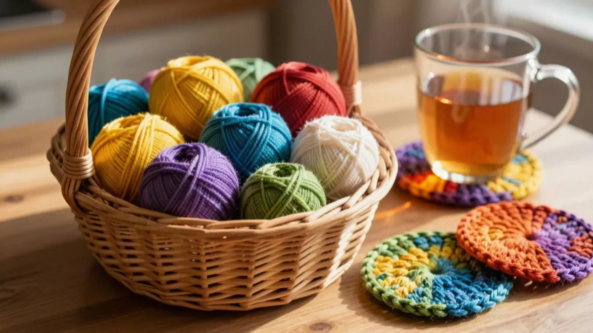 Больше не выбрасываю остатки пряжи: делаю из них кучу полезных вещей для дома — выручает в хозяйстве