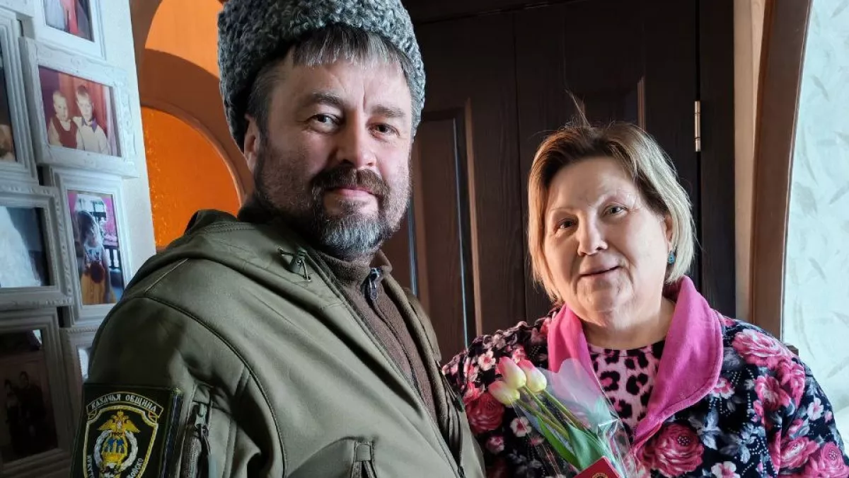 В Усолье-Сибирском поздравили матерей казаков с Международным женским днём