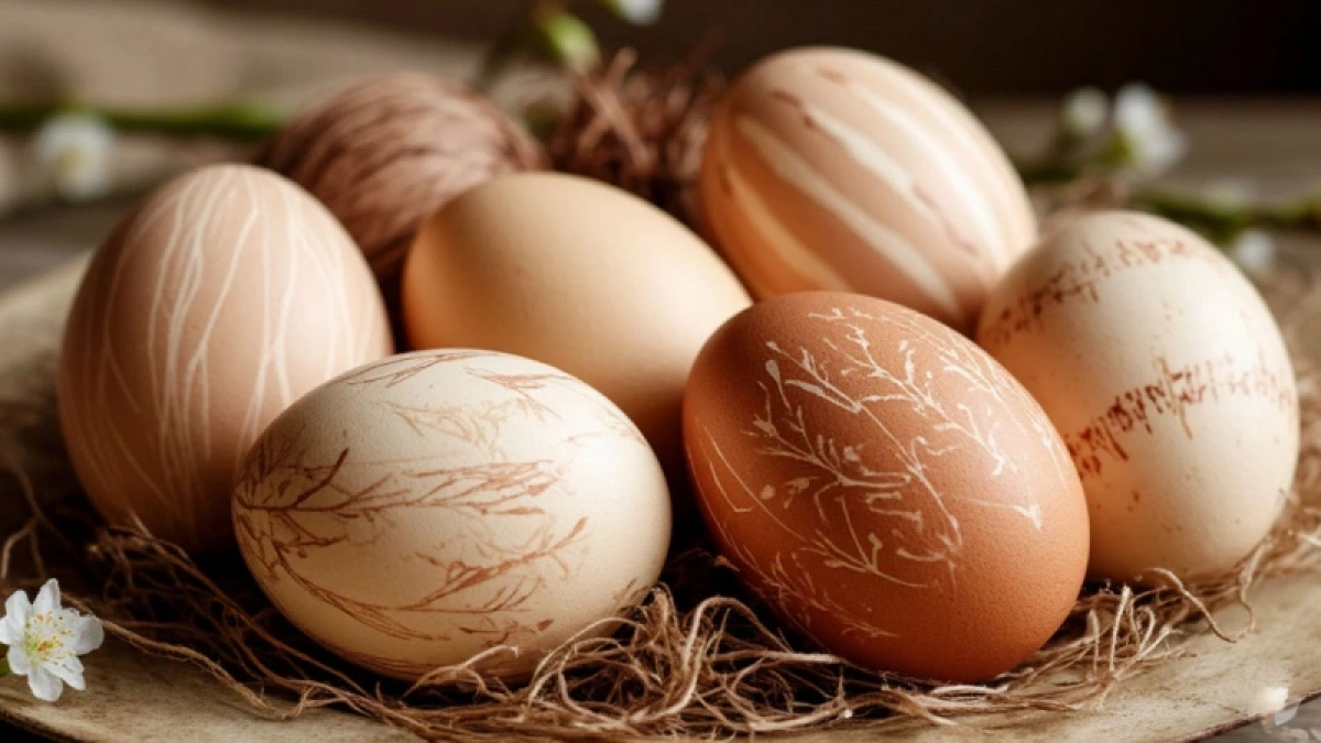 Не луковая шелуха, но натурально: вот так красим яйца на Пасху — элегантно и со вкусом