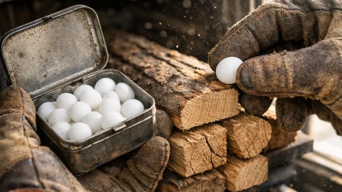 Одна таблетка на дрова — и дымоход будет скрипеть от чистоты: вековой слой сажи исчезнет, тяга 10 из 10