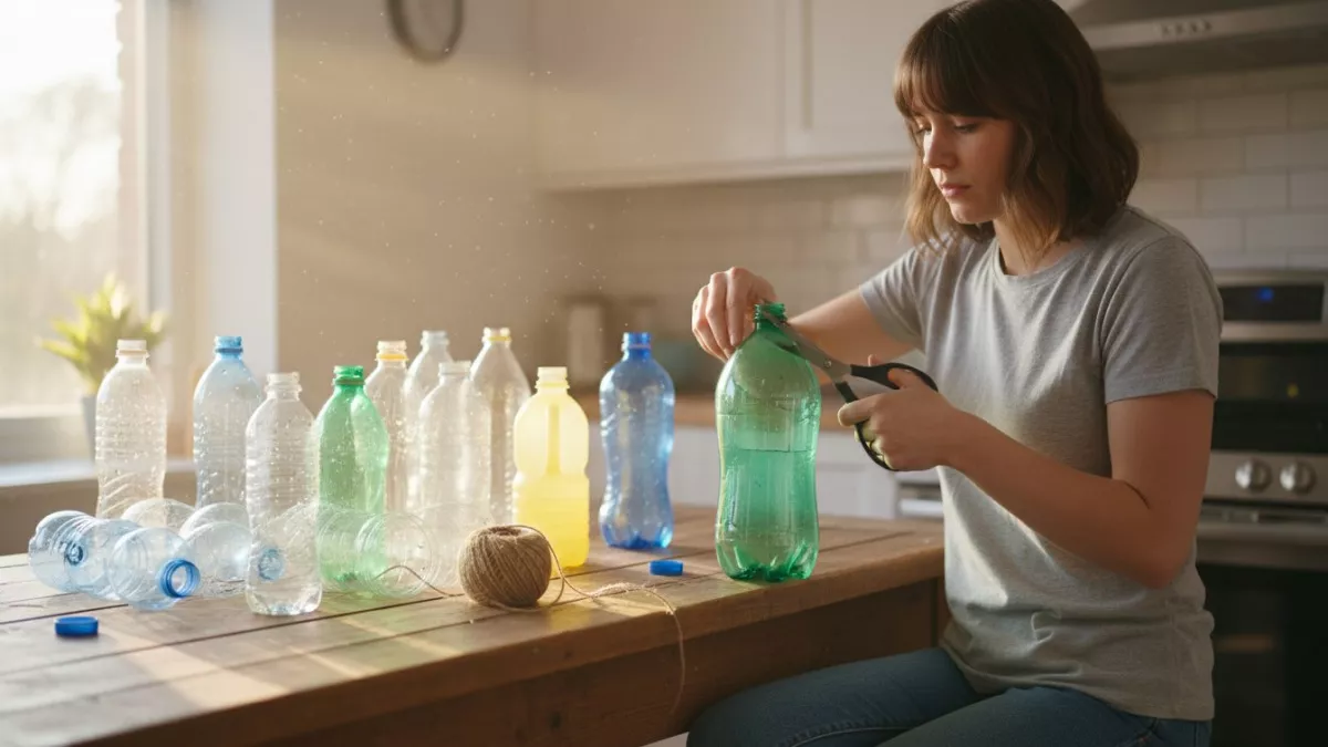 Старые пластиковые бутылки — настоящая находка: 10 полезных поделок для кухни и огорода