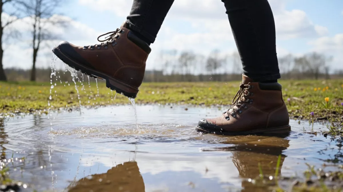 Нанесите на обувь — и смело в весенние лужи: шагаем как по сухому асфальту