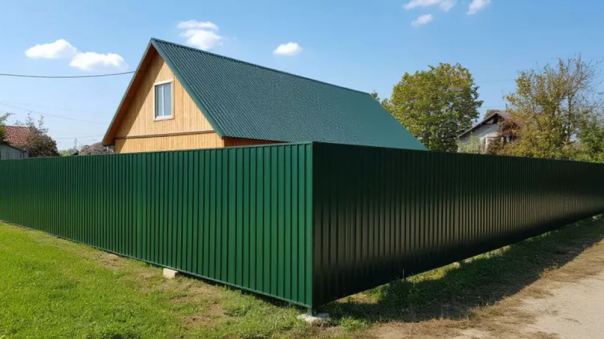 Забудьте о сварке: как установить забор из профлиста быстро и без лишних расходов