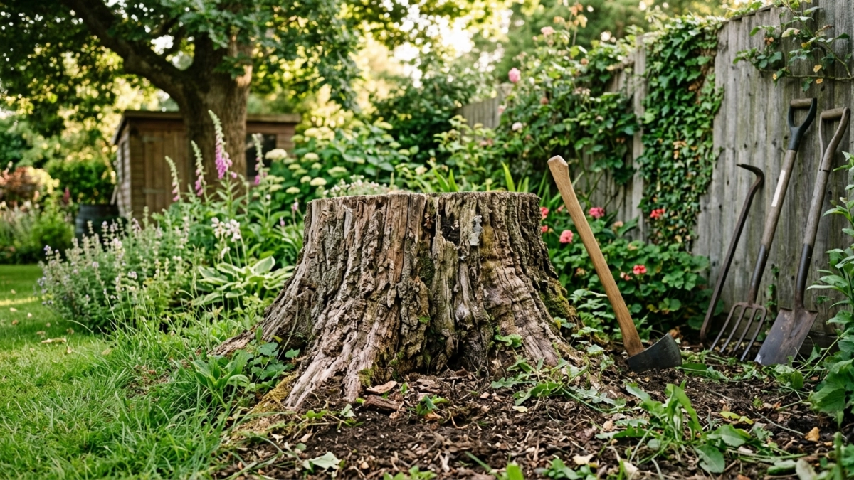 Азиатская смекалка: как китайцы научились легко и быстро избавляться от пней — даже ни разу не вспотев