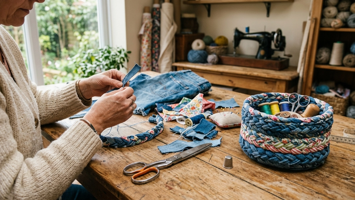 Старая футболка и час времени: мастерю декор, который соседи просят сделать и им