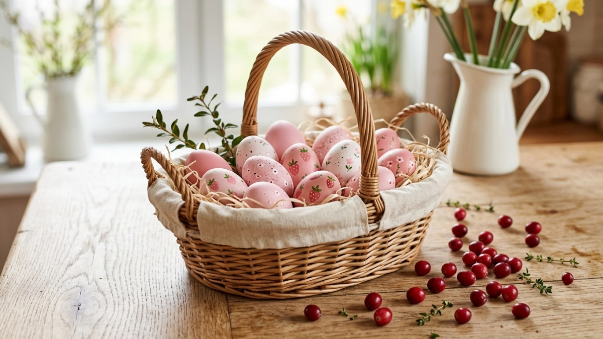 Яйца к Пасхе будут восхитительного клубничного цвета: способ без луковой шелухи