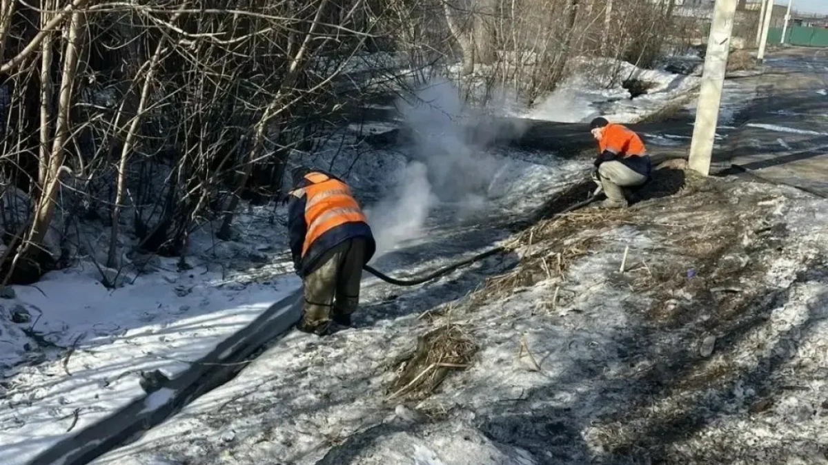 В столице Иркутской области ликвидируют подтопления