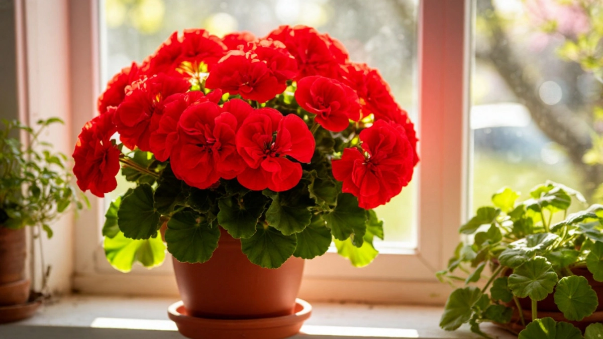 Герани в марте — обязательно: сделайте это, и цветение будет пышным всю весну