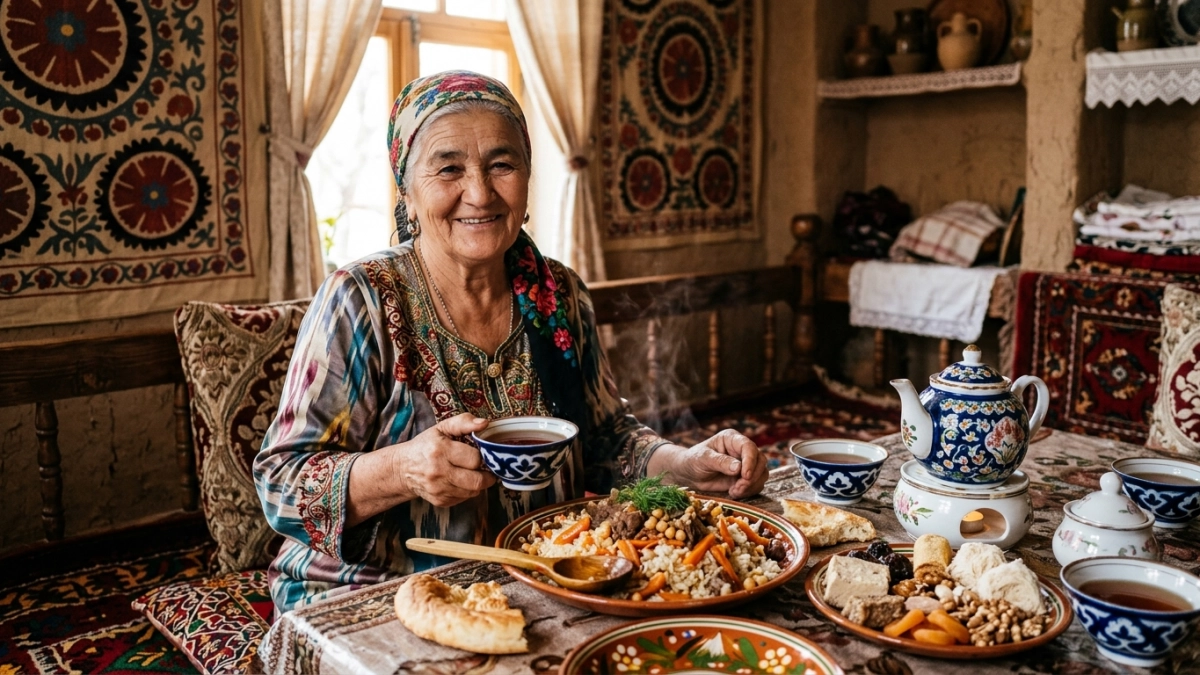 Спросила пожилую узбечку, хватает ли ей пенсии 10 000 рублей? Когда узнала, откуда у нее деньги – расстроилась, ведь у нас такого нет