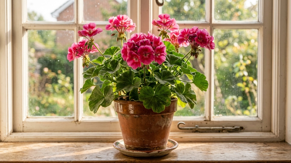 Пшикнула под кустик в марте — в мае герань не узнать: листья лоснятся, бутонов не сосчитать