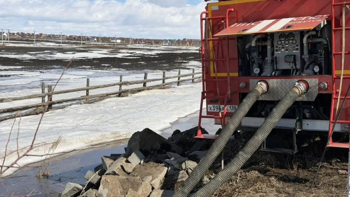 В Иркутской области талые воды затопили 15 земельных участков