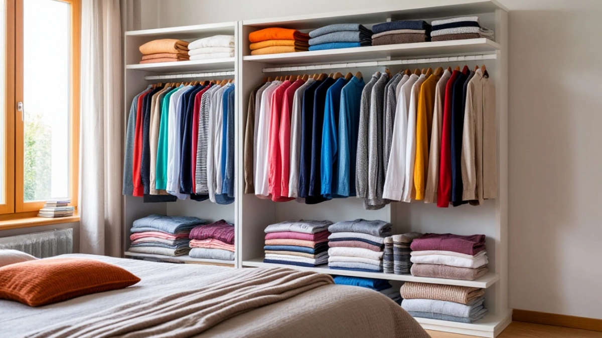 Складываю вещи по японскому методу "3-2-1" — в шкафу теперь безупречная чистота и порядок