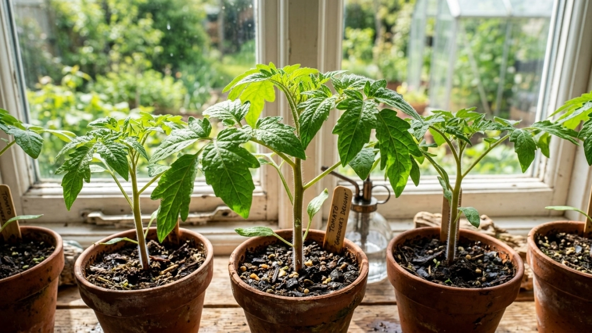 Томаты взошли: 3 простых шага — и рассада будет мощной без удобрений