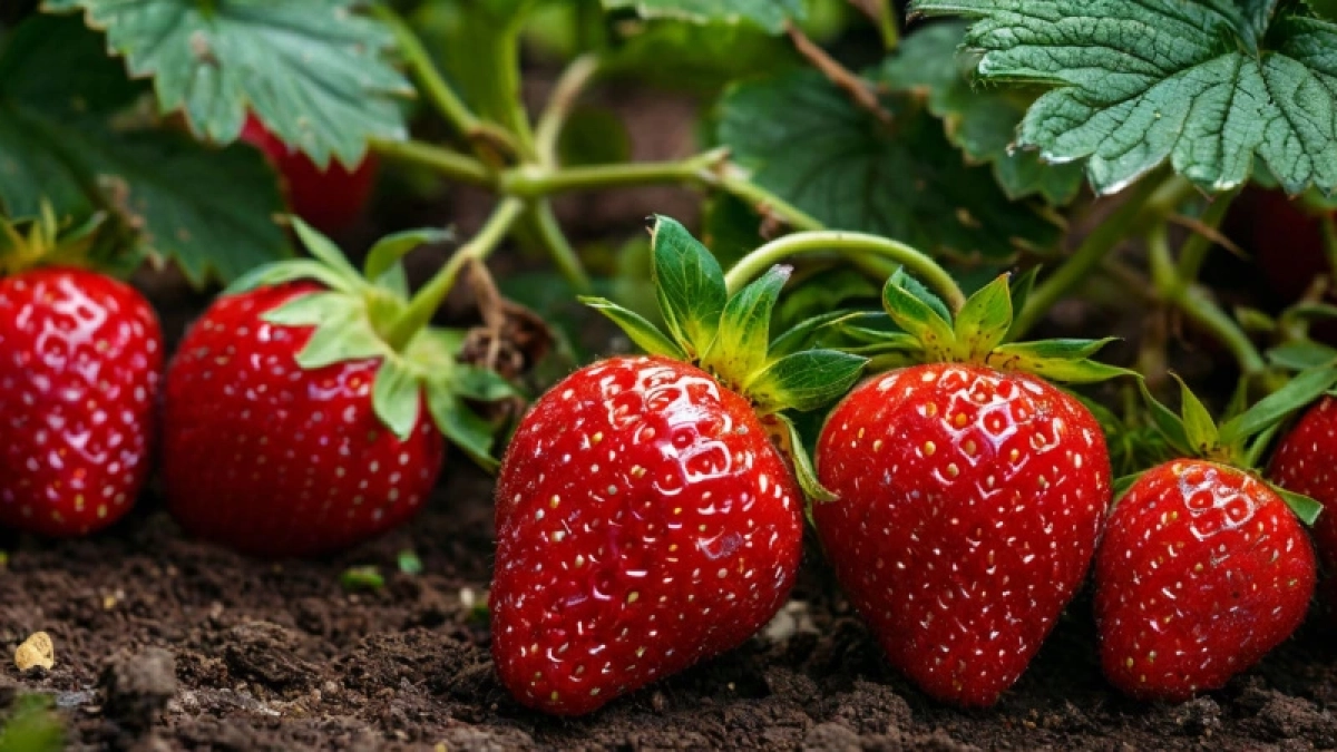 1 горсть под корень в апреле — и клубника как с картинки: ягоды крупные, сладкие, аромат на весь участок