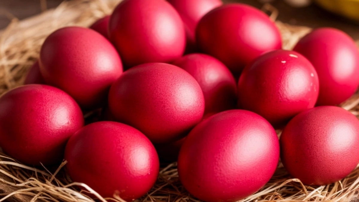 Свекла и луковая шелуха в полном пролете: красим пасхальные яйца новым способом — скорлупа станет ярче гранатовых зерен
