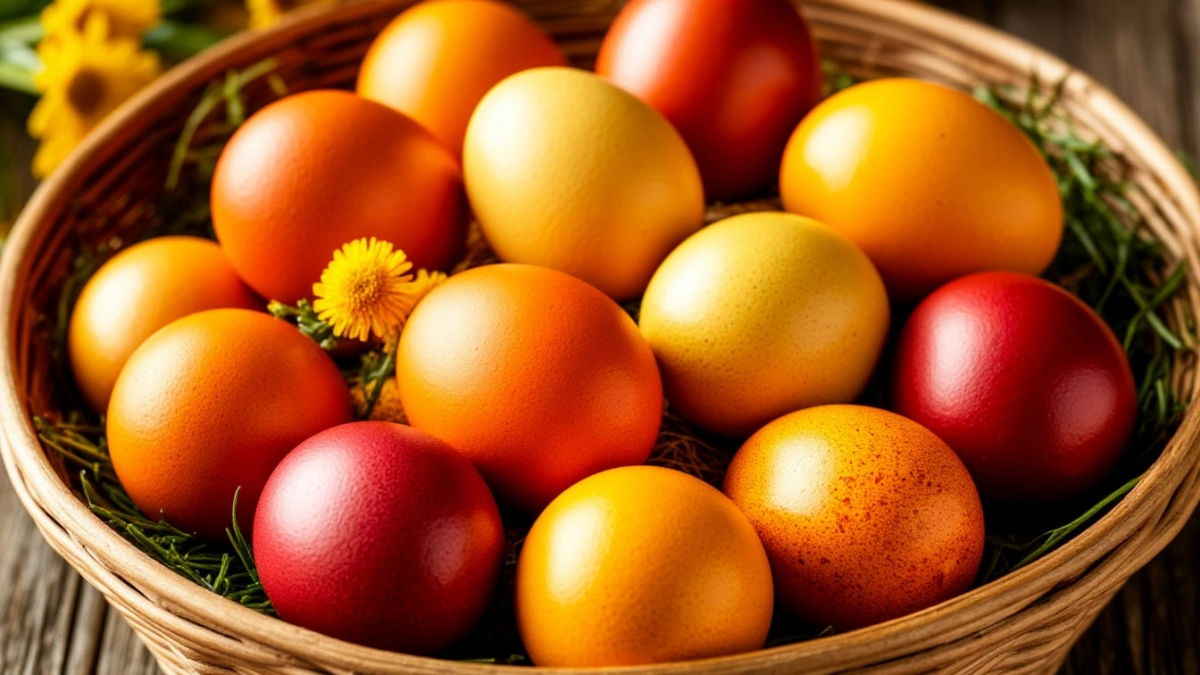 Забудьте о луковой шелухе: как покрасить яйца на Пасху 2026 в цвет мимозы