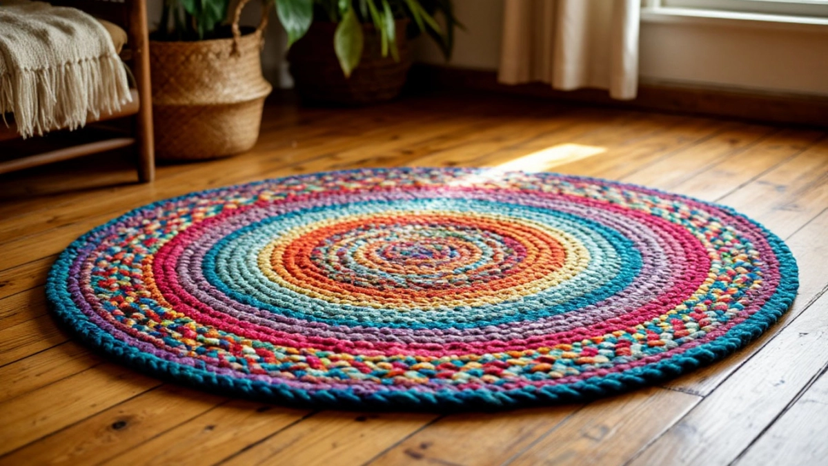 Старые вещи и веревки берегу как зеницу ока — плету коврики: простая техника, которая каждой знакома с детства