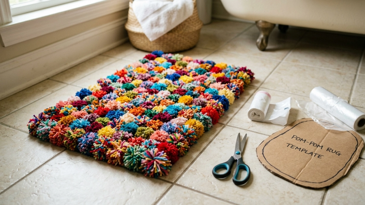 Старые пакеты больше не выбрасываю: делаю из них нарядные пушистые коврики для дома — делюсь своим лайфхаком