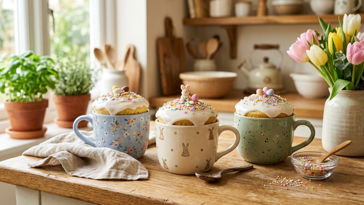 Когда нет времени в Пасху: готовлю мини-куличи в кружке за 5 минут — очень вкусные