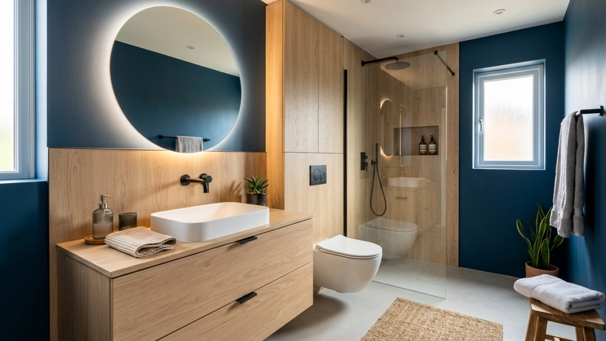 Забудьте о плитке: как стильно оформить ванную в 2026 году — самые модные материалы сезона