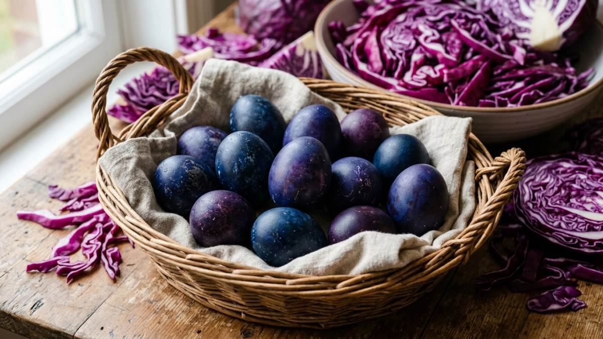 Не мусор, а сокровище: крашу яйца в космический цвет без химии — луковая шелуха в пролете