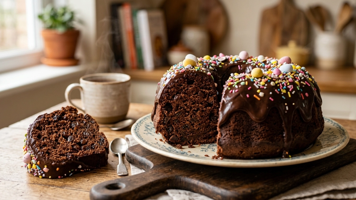 Шоколадный кулич с манкой: когда классика встречается с оригинальностью. Удивите семью необычным лакомством