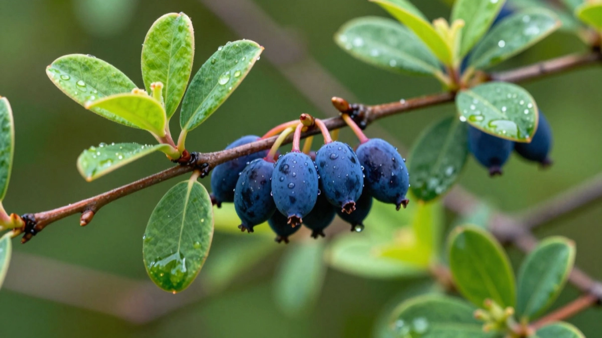 Жимолости в апреле — обязательно: 1 стакан на 10 л — и в июне собираем медовые ягоды ведрами