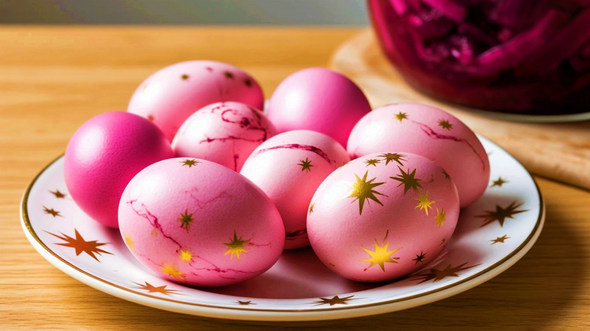 Окрашивание яиц свеклой на Пасху: от пудрового до фуксии - результат всегда великолепный