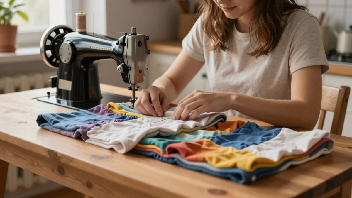 Старые футболки - для дома сокровище: за час мастерю декор, который соседи просят сделать и им