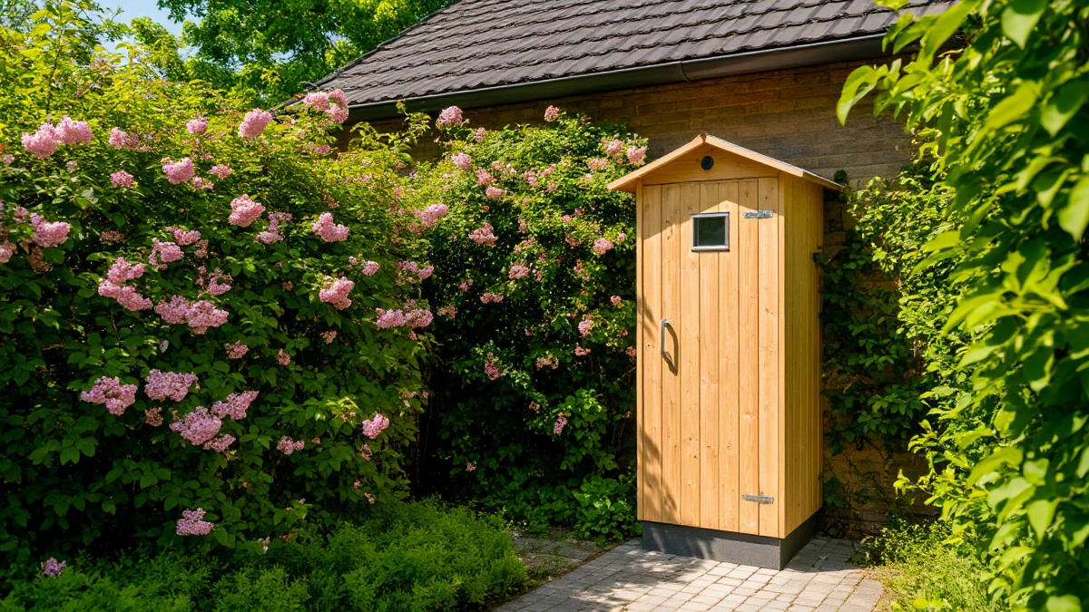 Дачный туалет на участке стоит красавцем и не воняет: 10 проверенных идей, которые повторить легко