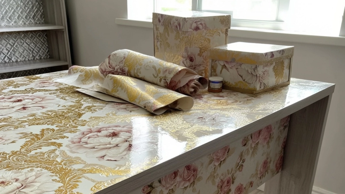 Остатки обоев — больше не мусор: 8 классных идей, как за час смастерить уникальные вещицы, что соседи позавидуют 