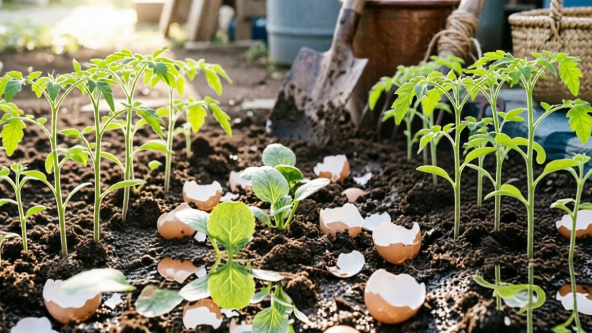 После Пасхи яичную скорлупу несу в теплицу - не мусор, а золото для почвы