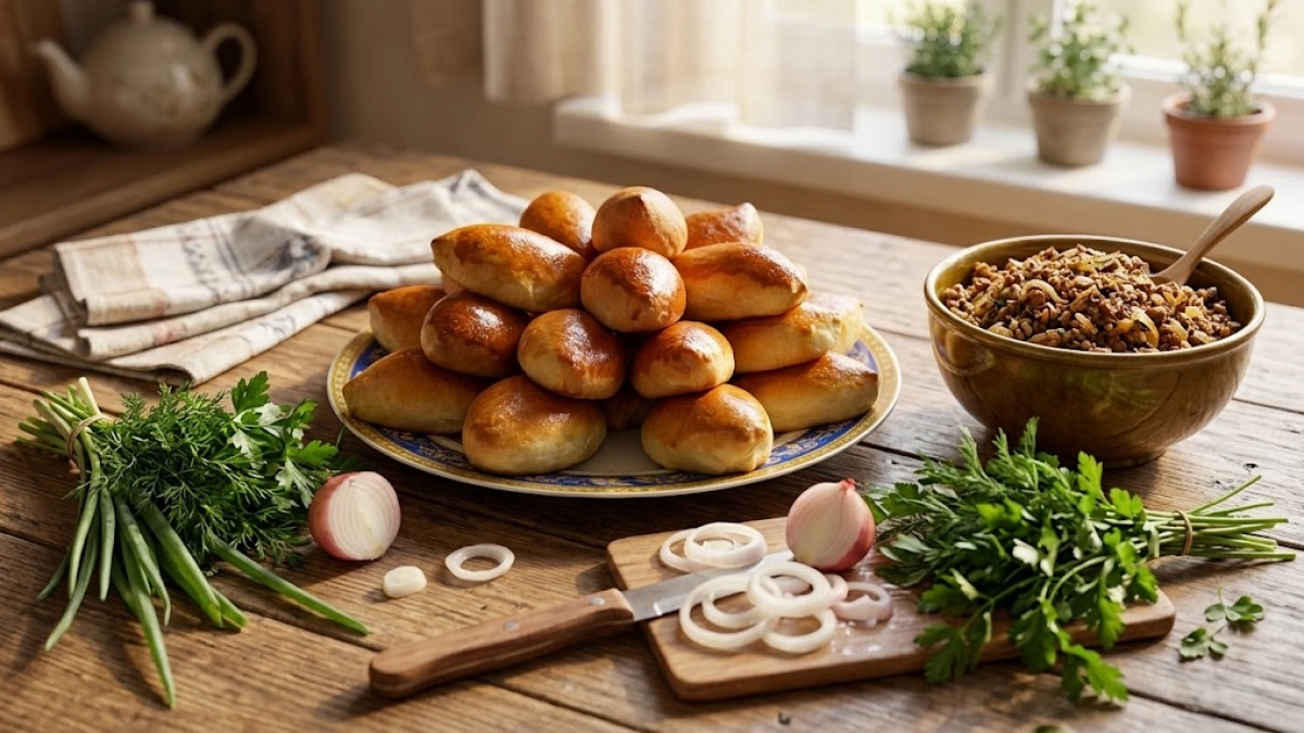 Узбечка на рынке поделилась одним секретом для начинки пирожков: теперь мои пирожки улетают быстрее, чем я успеваю их печь