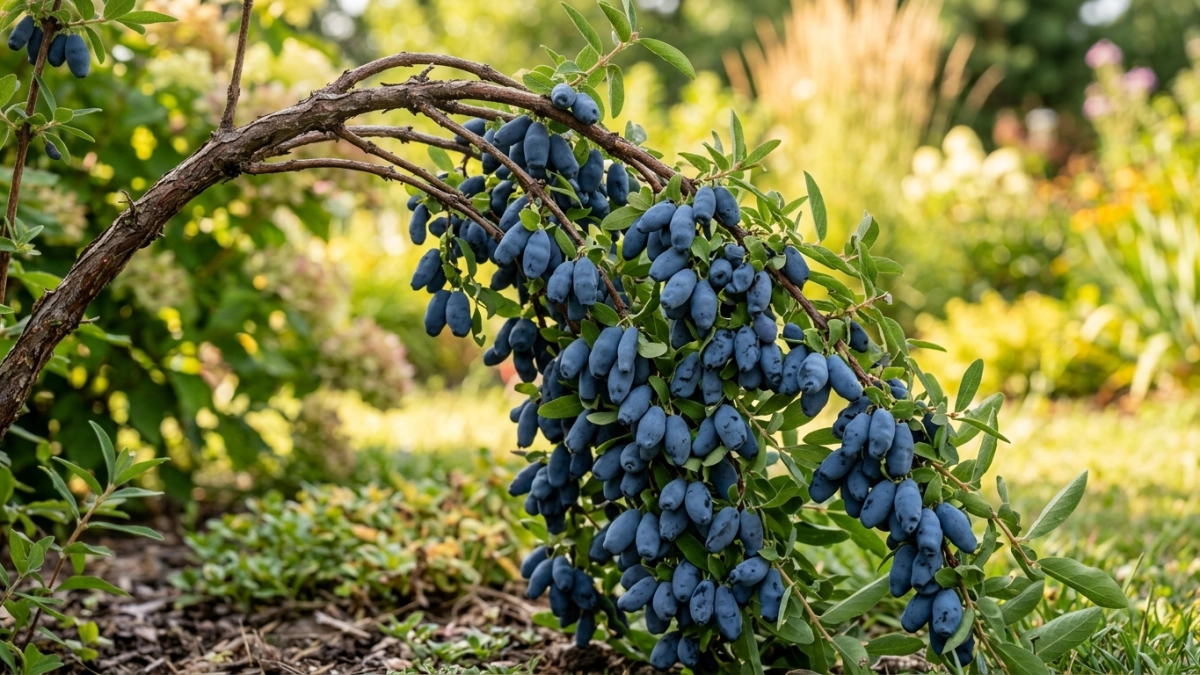 Опрыскиваем жимолость драгоценной жижей в период цветения — завязей в 3 раза больше, ветки сгибаются до земли