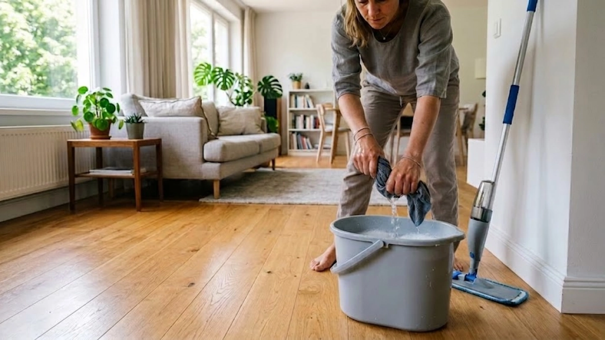 Перестала покупать средства для уборки: теперь мою полы простой жидкостью — чистота и свежесть сохраняются неделями