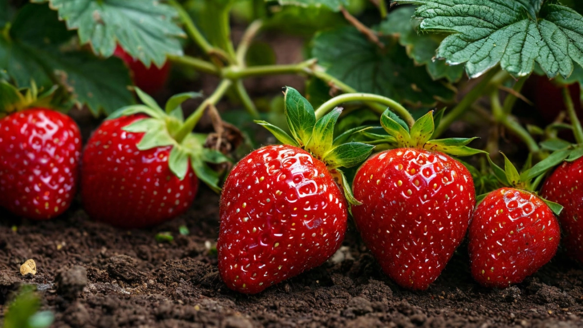 Клубника будет сахарная — простая схема весенней подкормки. Ягоды вырастают крупнее и заметно слаще